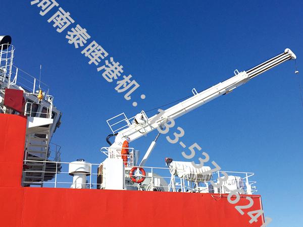 湖南岳阳船用吊机销售厂家液压船用吊机输出力大