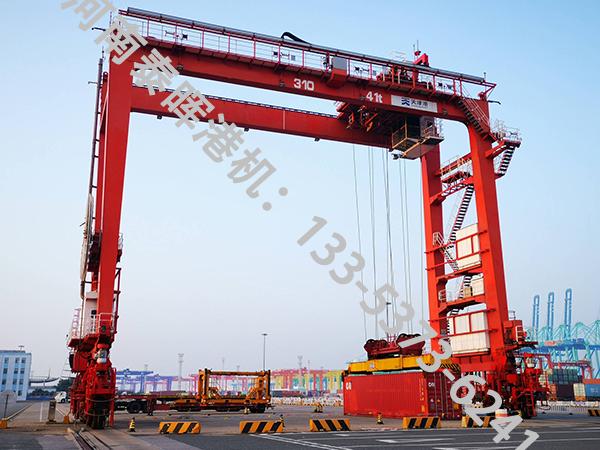 广东佛山集装箱起重机厂家轮胎式集装箱起重机作业效率较高